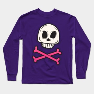 Smiling Skull Long Sleeve T-Shirt